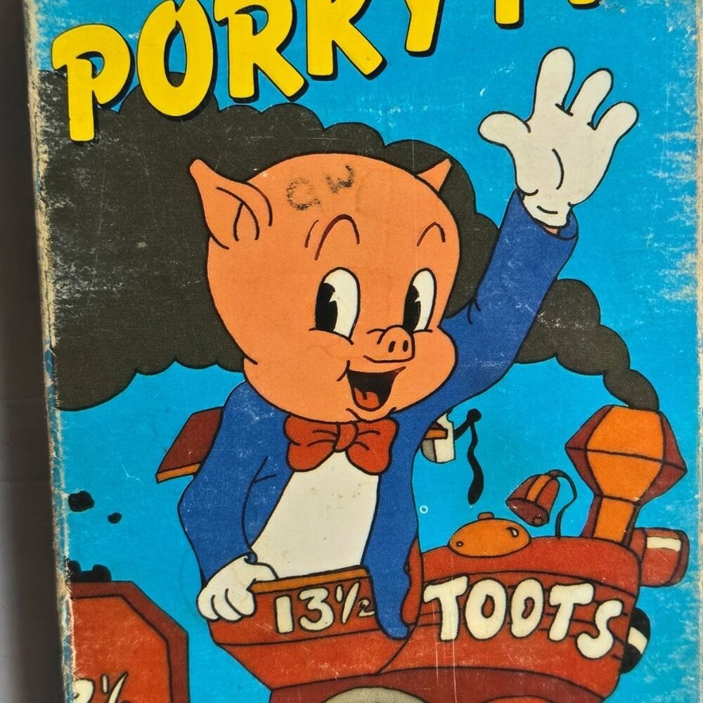 Porky Pig Cartoon Classics VHS - Porkys Railroad Notes To You Pigs In A Polka -